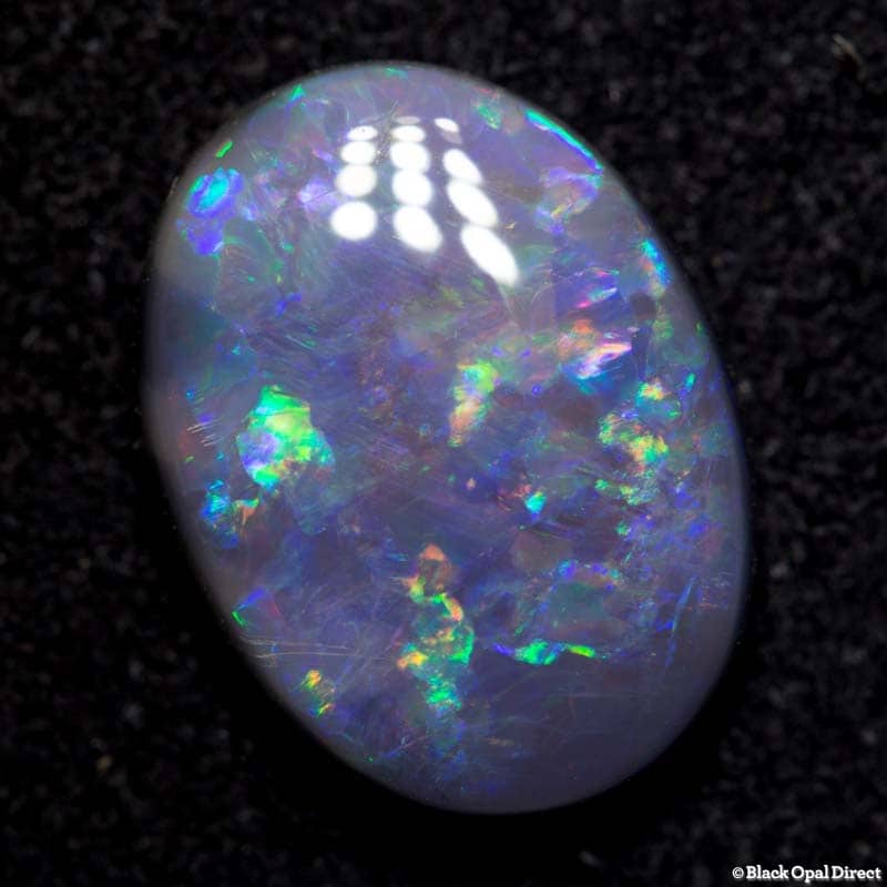 4.06 ct black opal 14x10x4mm