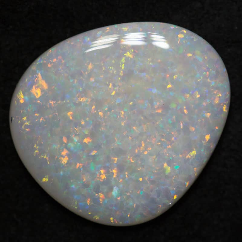 4.10 ct white opal 16x14.2x2.6mm