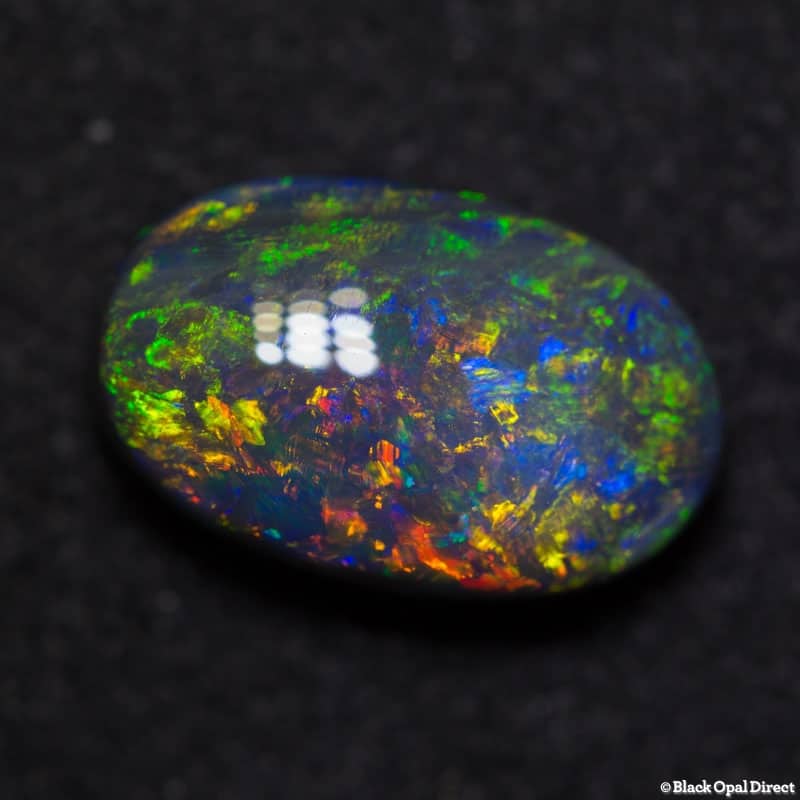 4.12 ct black opal 13.5x8.5x5mm