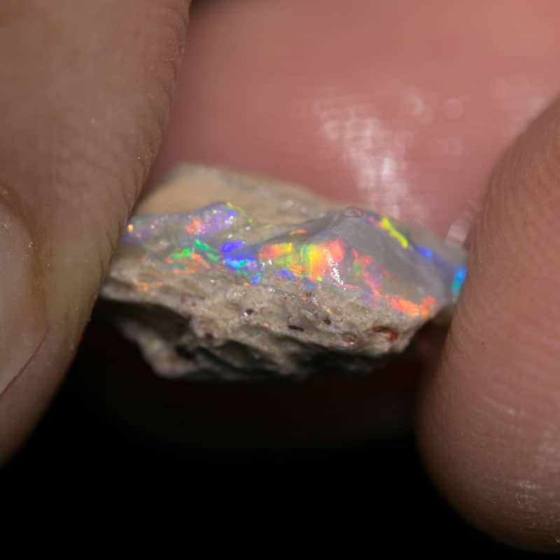 4.19 ct rough opal piece 14mm across
