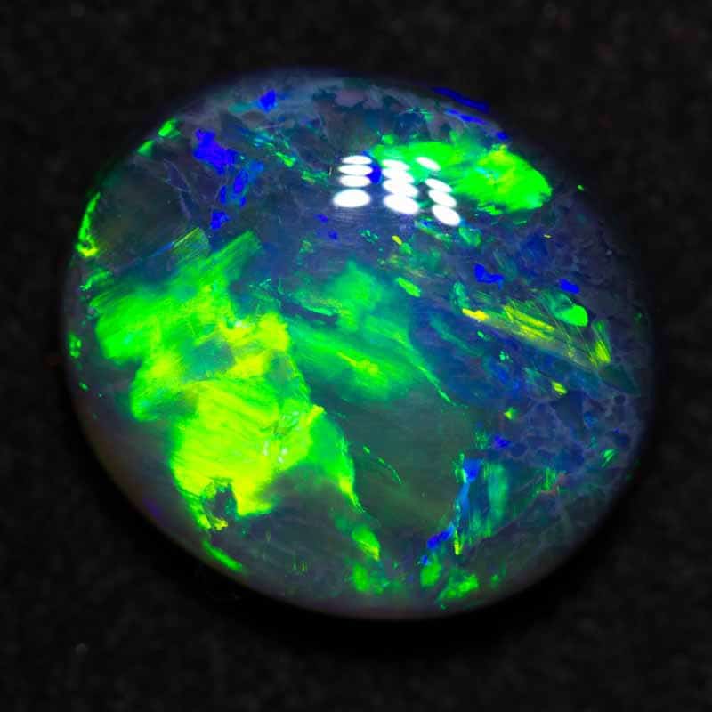 4.20 ct gem black opal 12x11x5mm hidden for Michelle