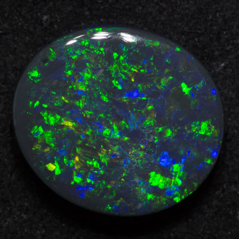4.24 ct black opal 12.5x11x4.6mm