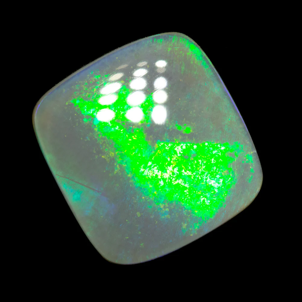 4.33 ct dark crystal opal 11.5x10.8x4.4mm