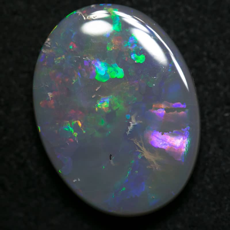 4.34 ct dark opal 14.5x11x4mm