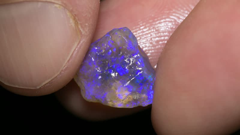 4.35 ct rough opal piece 14mm across