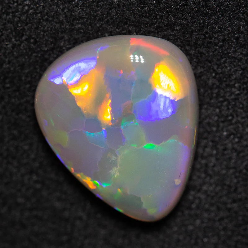 4.37 ct dark opal drop 13.3x11x4.7mm