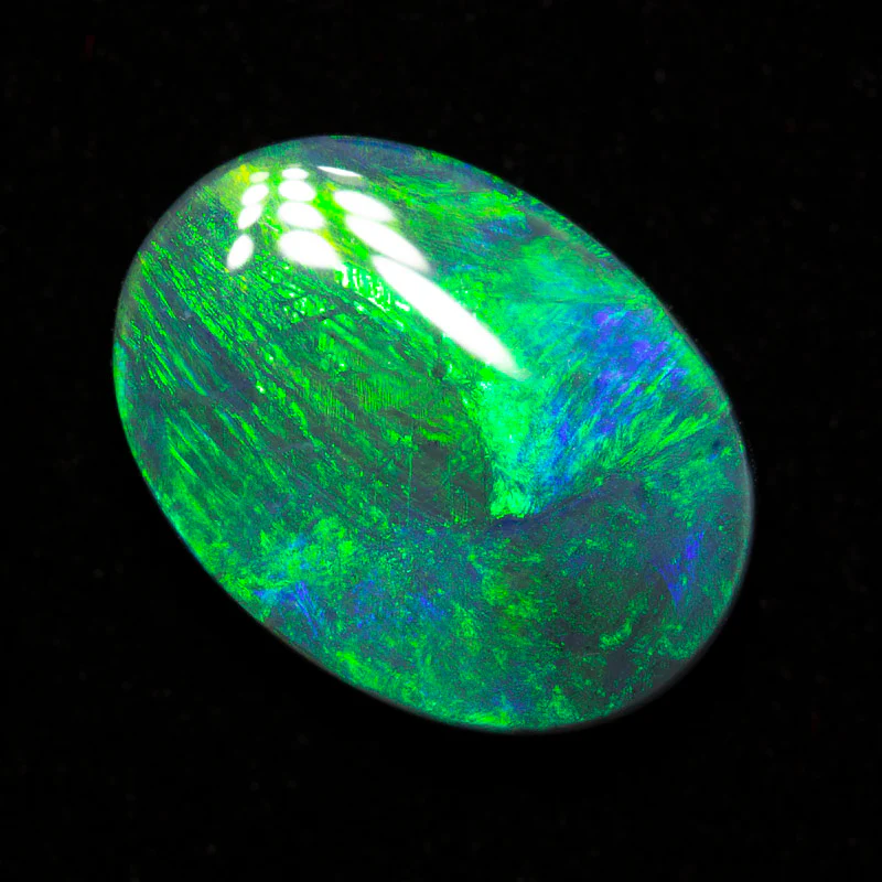 4.38 ct black opal 15.3x11.3x3.9mm - Image 2