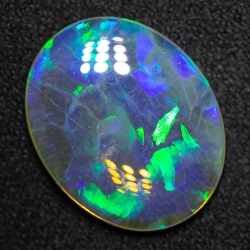 4.38 ct jelly crystal opal 15x12x3mm