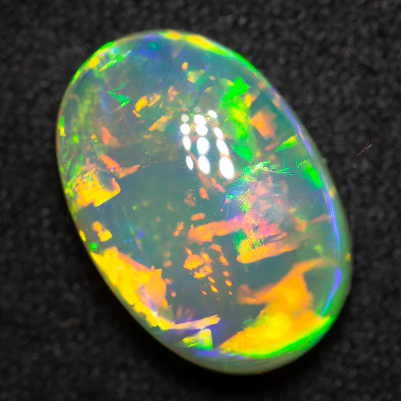 4.39 ct double-sided gem crystal opal 13.5x9.2x5.5mm