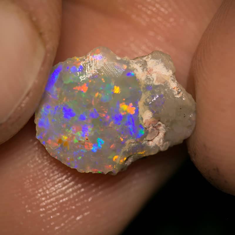 4.49 ct rough opal piece 15mm across