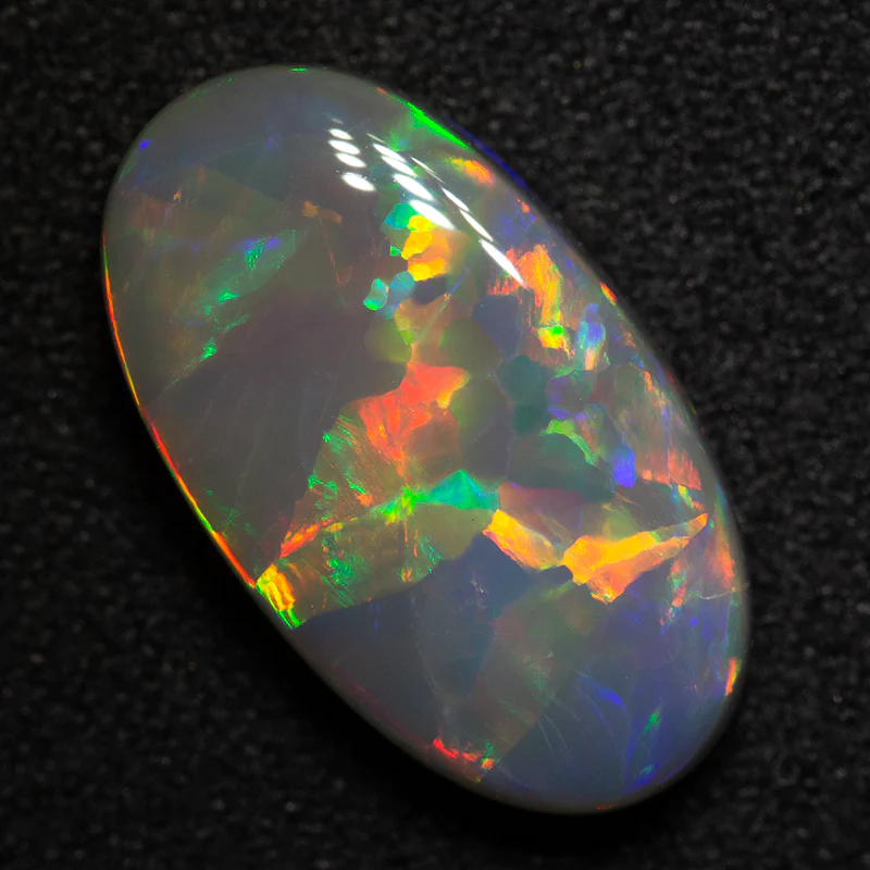 4.54 ct dark opal 16.1x9.1x4.5mm