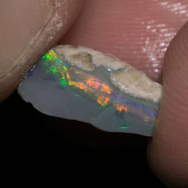 4.71 ct rough opal piece 13mm across