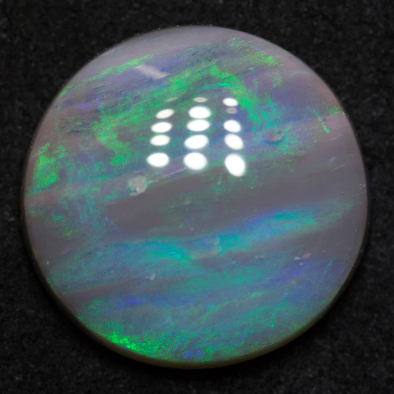 4.75 ct dark opal 13x12.7x4.3mm