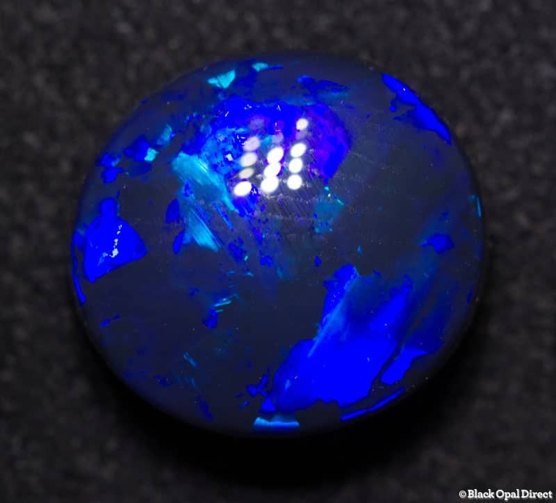 4.89 ct gem blue opal 12x11x6mm
