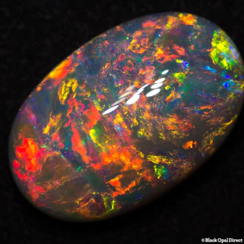 4.94 ct gem crystal opal 16x10.5x4.5mm