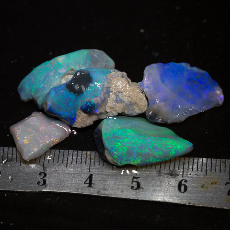 40.74 ct rough opal parcel 5pc