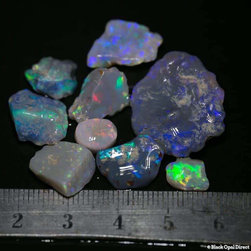 40 ct rough opal parcel 9 pieces