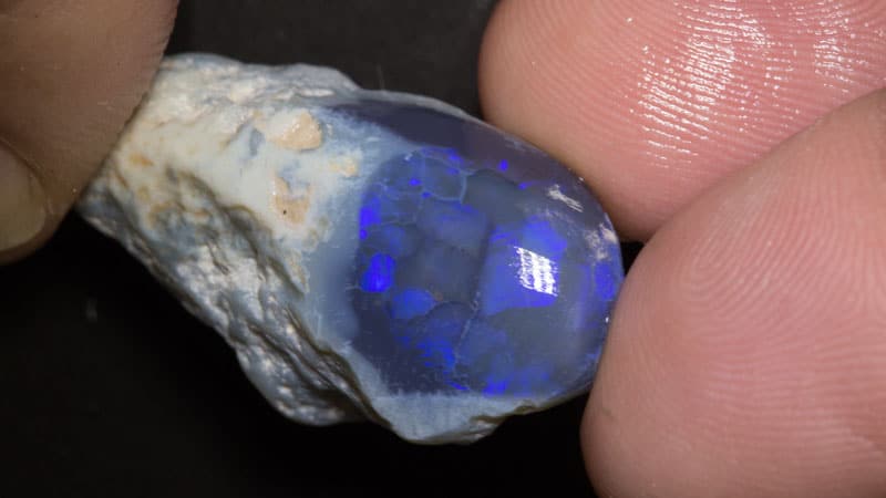 41.67 ct rough opal piece 33mm across