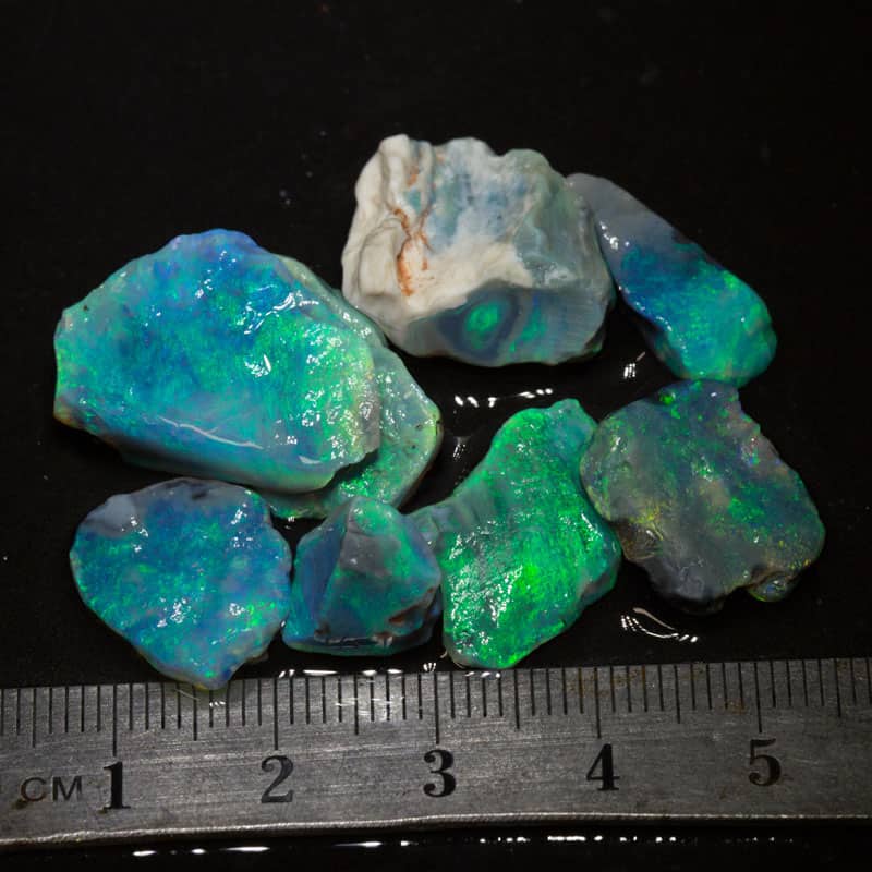 41 ct rough opal parcel 8pc