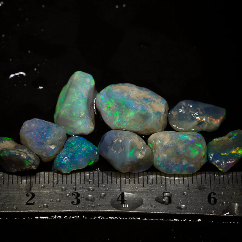 41 ct rough opal parcel 9pc