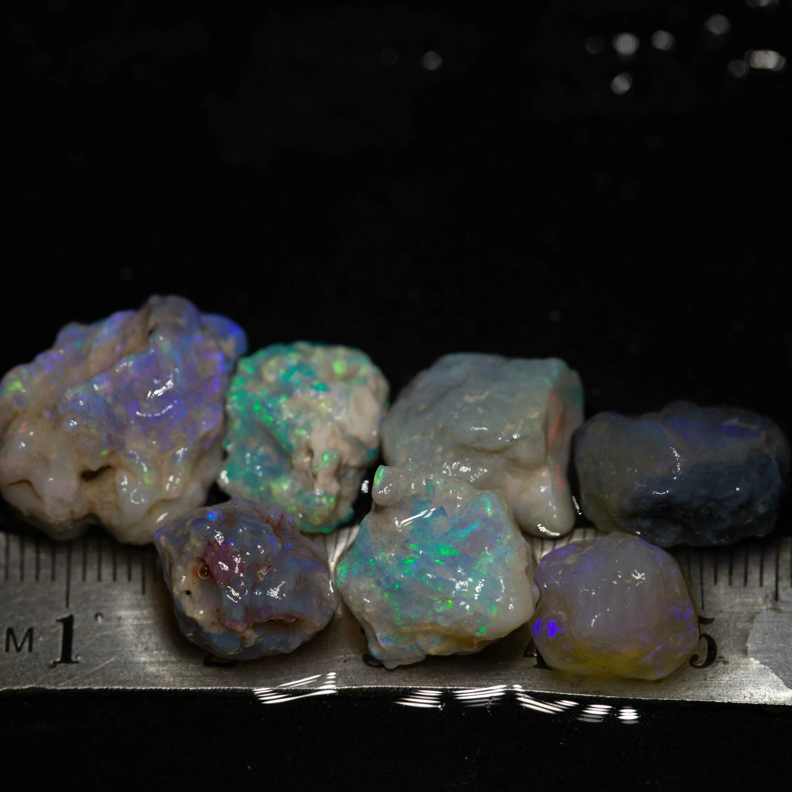 42 ct rough opal parcel 7pc
