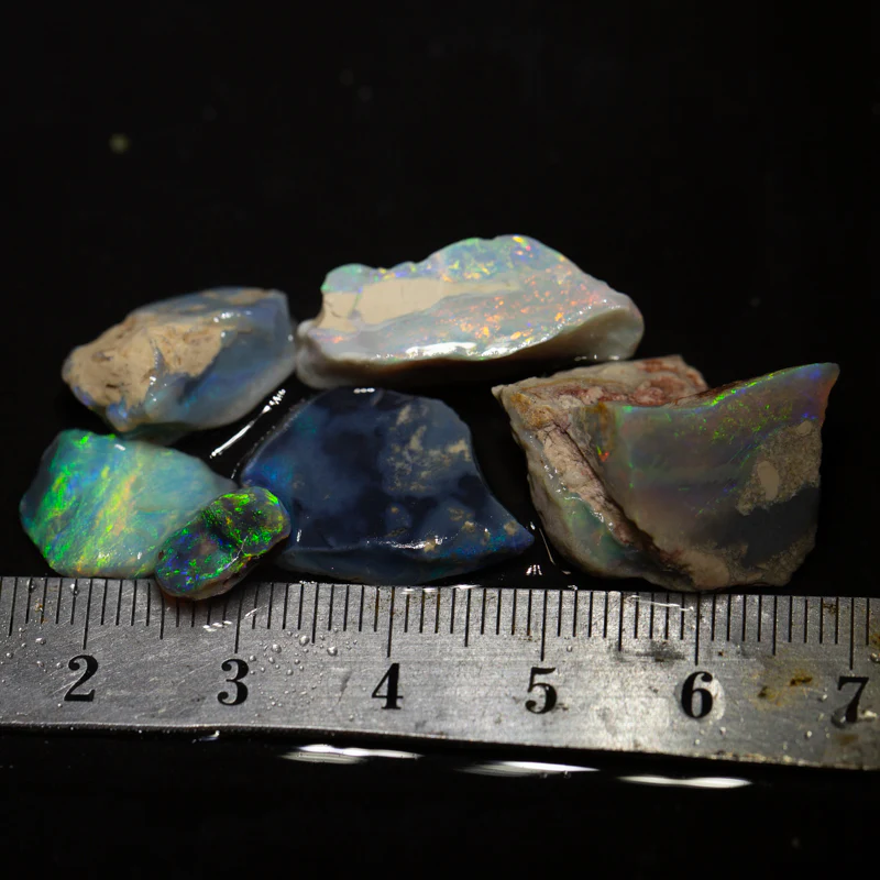 42ct rough opal parcel 6pc