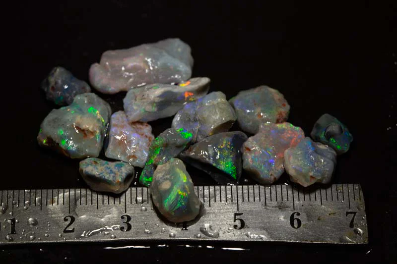 43 ct rough opal parcel 14pc