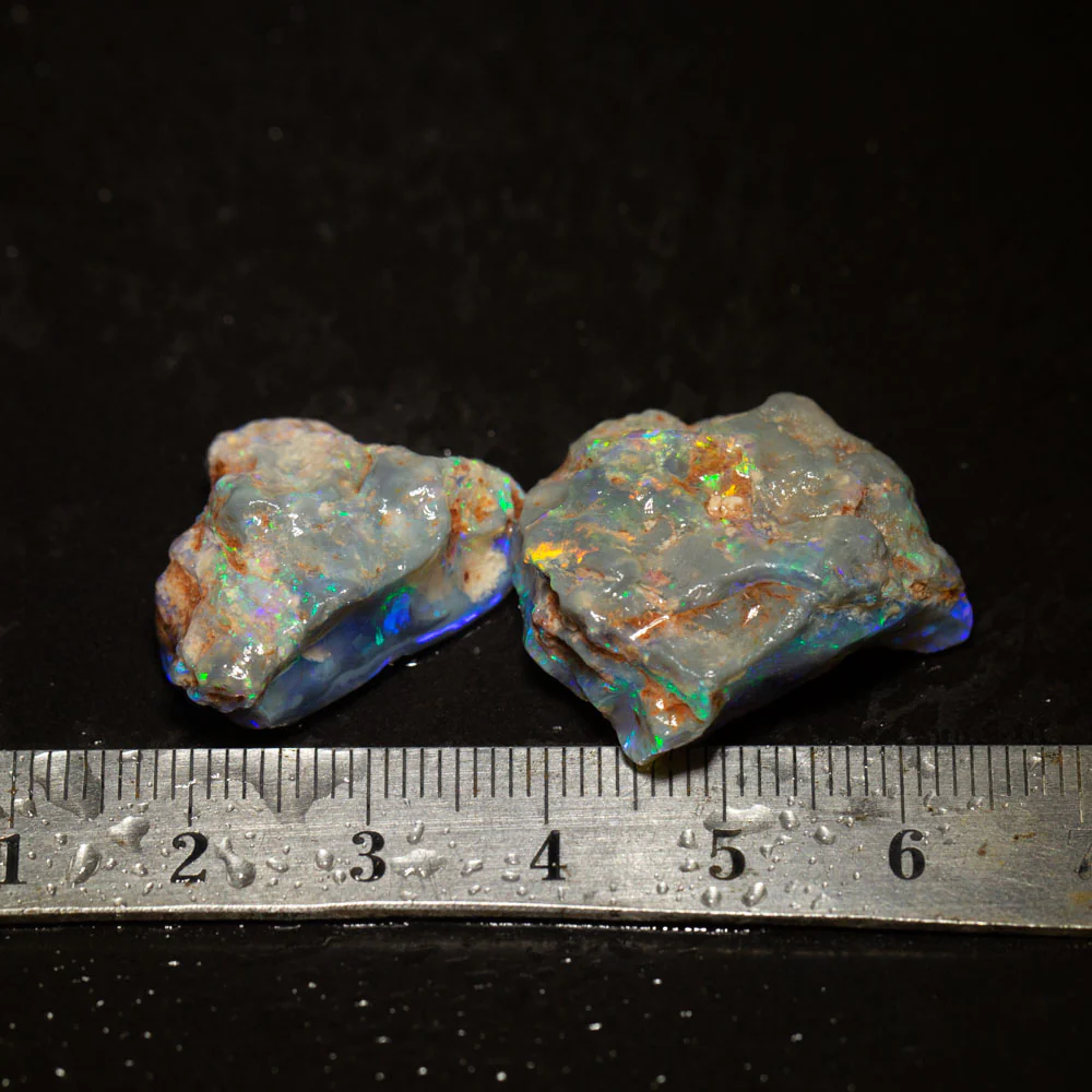43 ct rough opal parcel 2pc