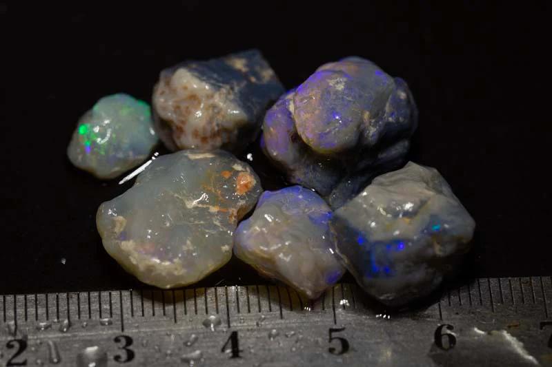 44 ct rough opal parcel 6pc