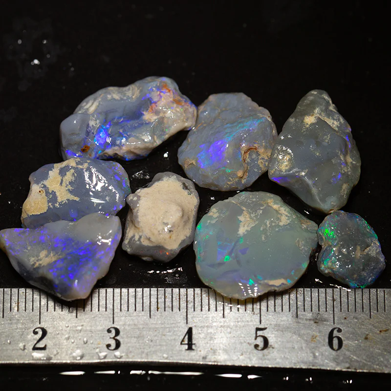 44 ct rough opal parcel 8pc