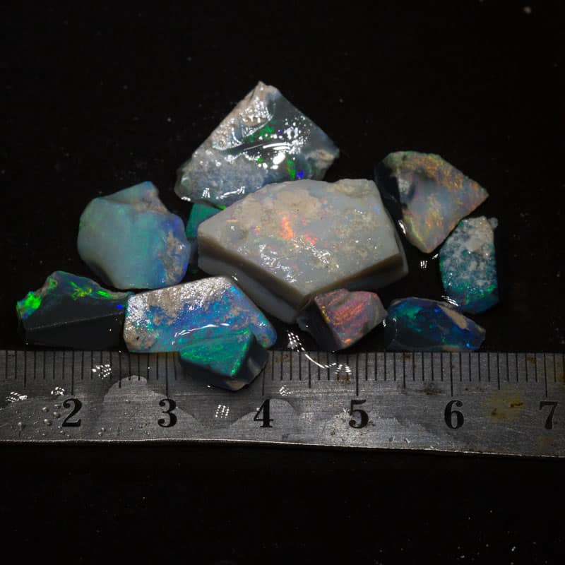 45 ct rough opal parcel 11pc