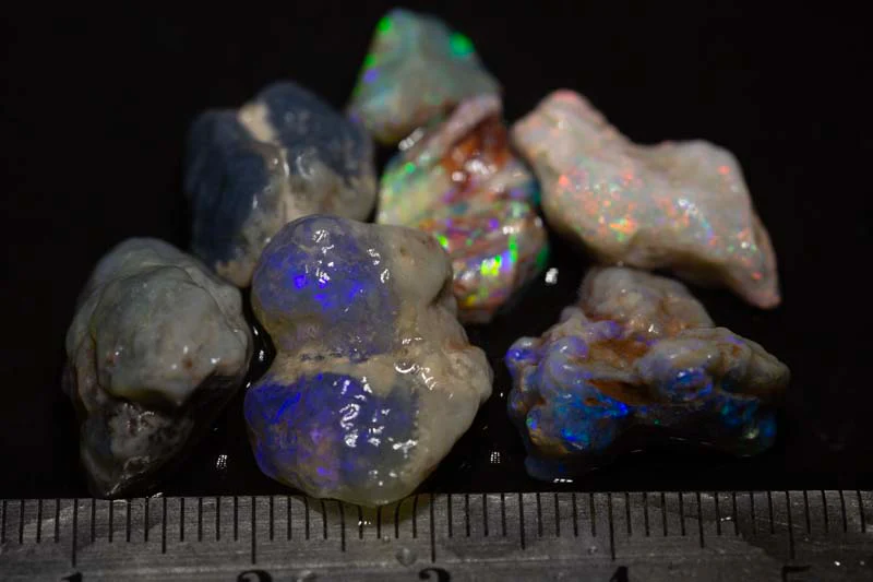 46 ct rough opal parcel 7pc