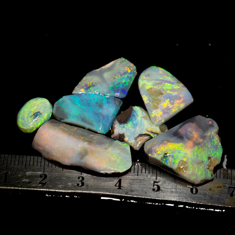 46 ct rough opal parcel 8pc