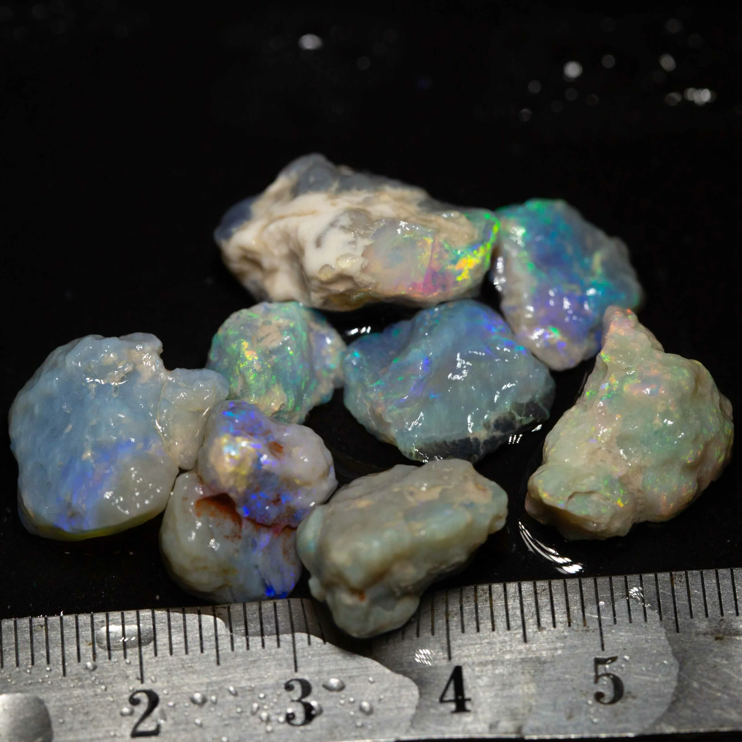 46 ct rough opal parcel 8pc