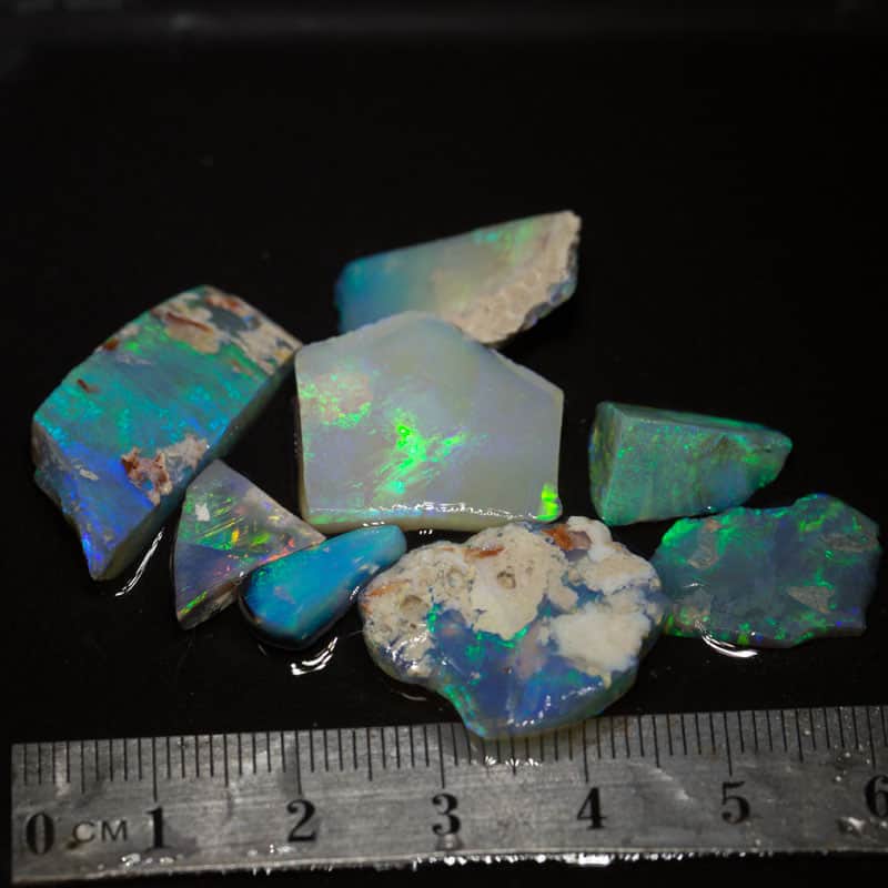 46ct rough opal opal parcel 8pc