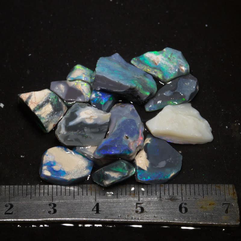 49 ct rough opal parcel 14pc