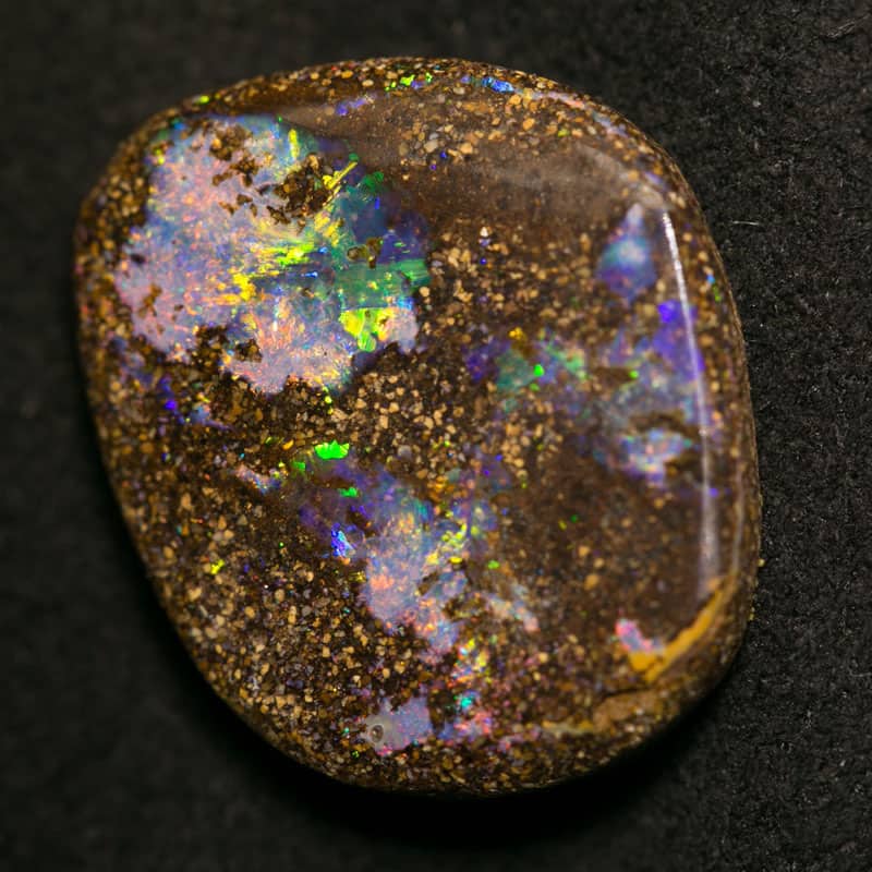 5.00 ct boulder opal 15x13x3mm