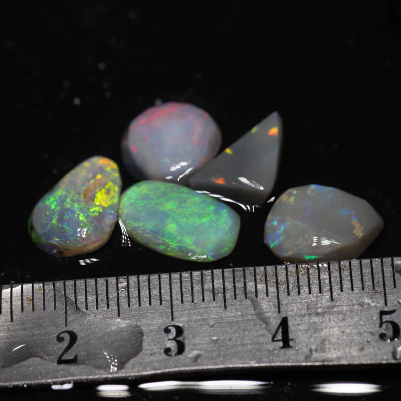 5.00 ct opal rubs 5pc