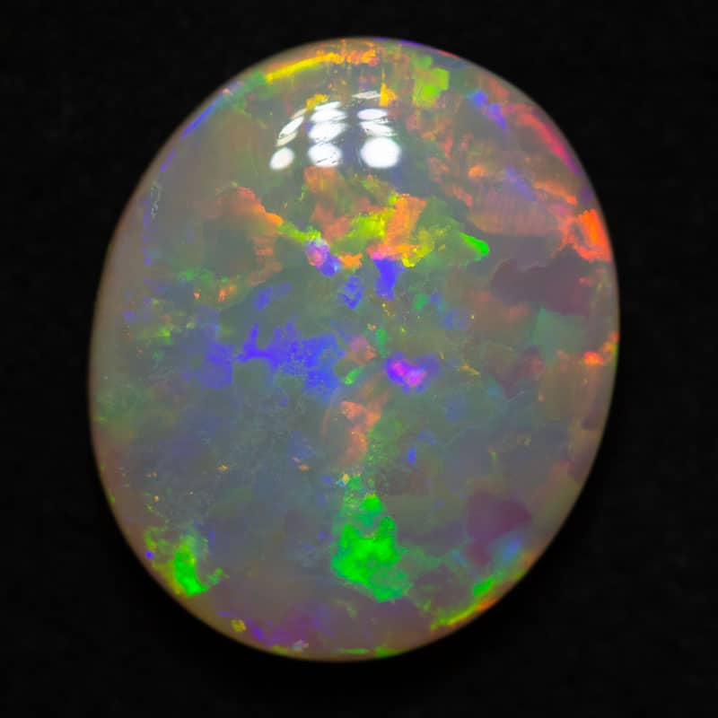 5.18 ct dark opal 14.4x12.2x4.7mm