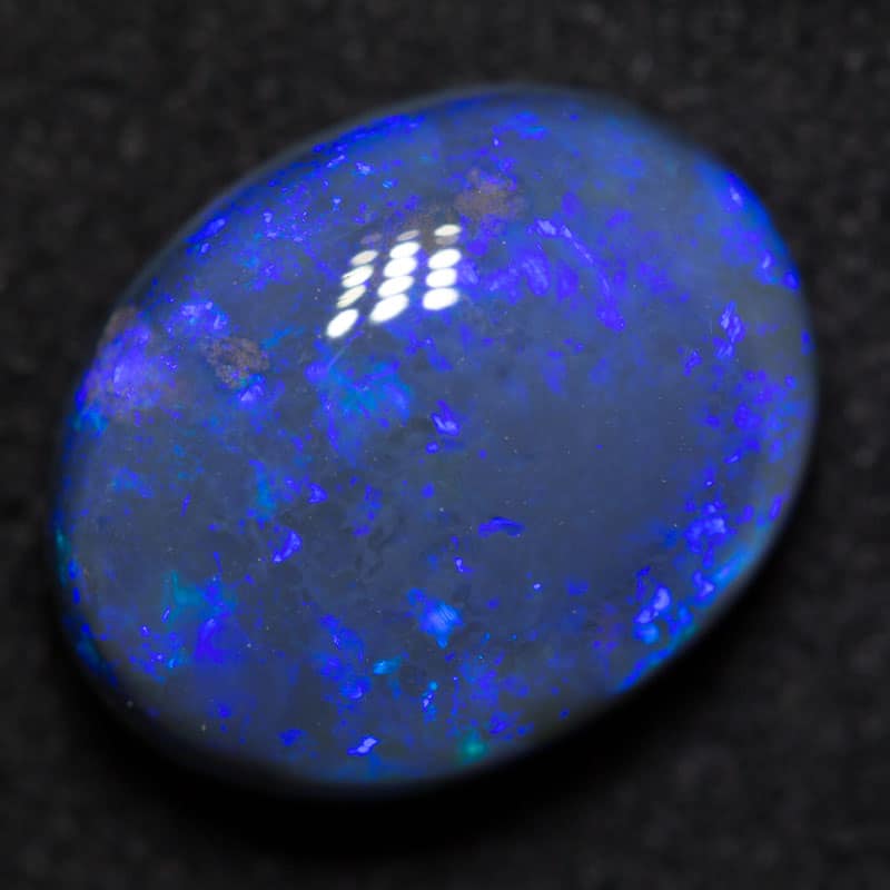 5.19 ct black opal 13x10.5x6mm