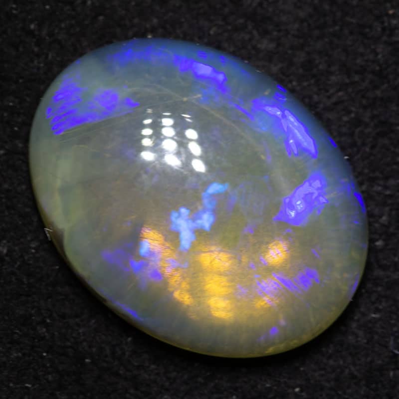 5.23 ct dark crystal opal 14.4x11.1x5mm