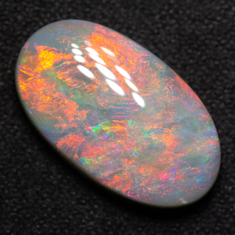 5.46 ct dark opal 16.5x9.5x4.5mm