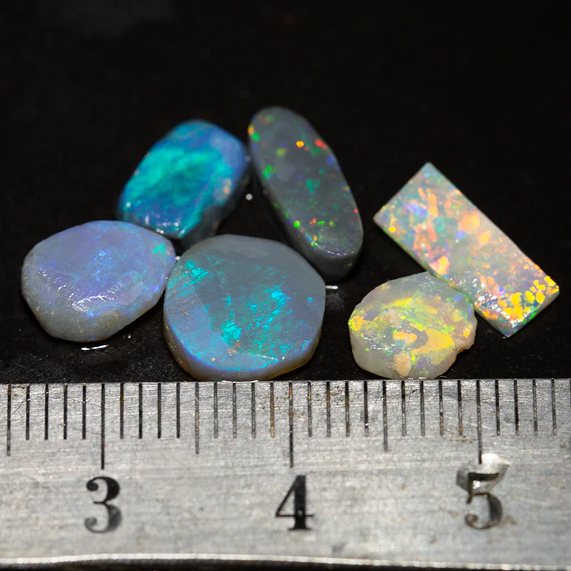 5.54 ct opal rubs parcel 6pc