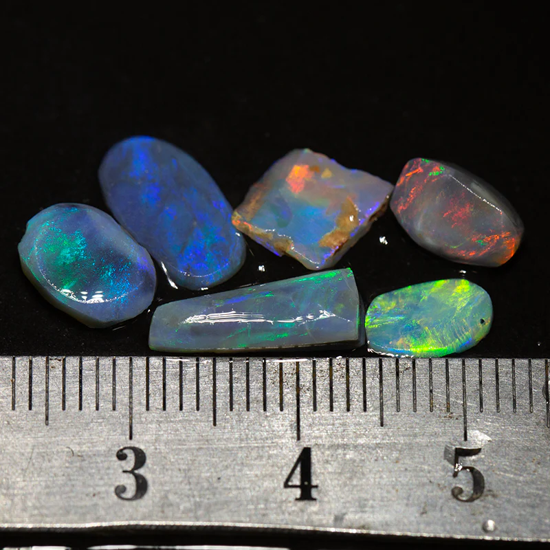 5.75 ct opal rubs parcel 6pc