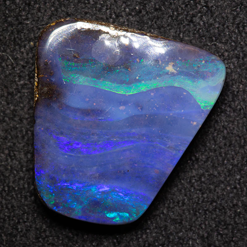 5.78 ct boulder opal 13.8x13.2x4mm