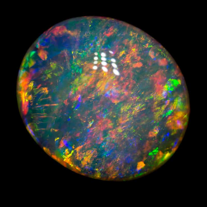 5.79 ct gem crystal opal 14.5x12.7x5.3mm