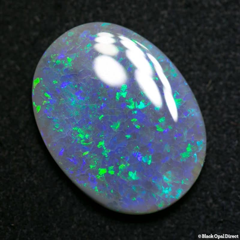5.84 ct semi black opal 18x13.5x3.5mm