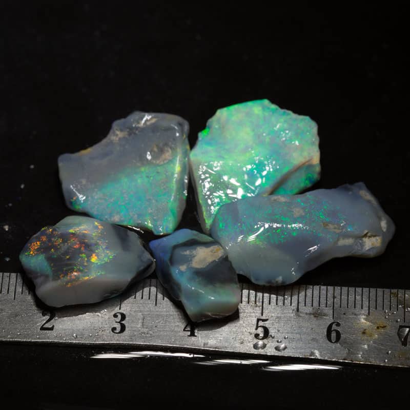 50.36 ct rough opal parcel 5pc