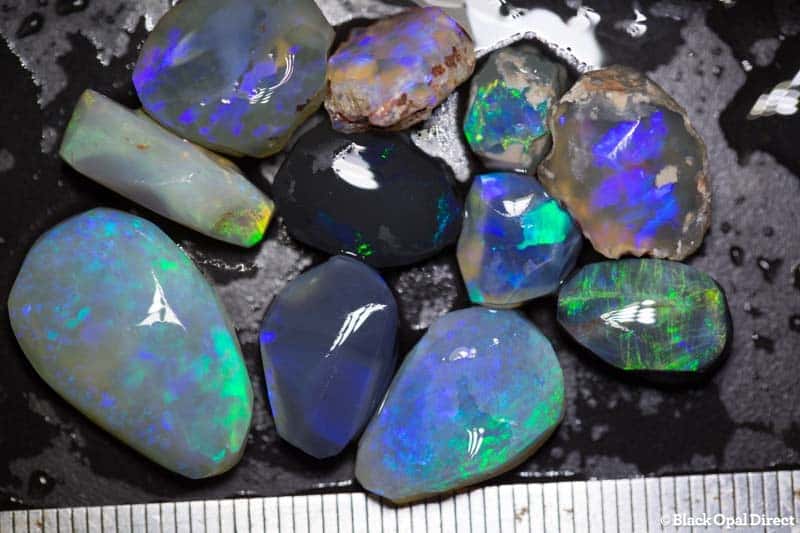 51 ct opal rubs 11 pieces