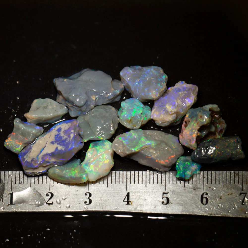 51 ct rough opal parcel 14pc